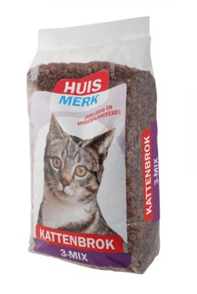 Huismerk kattenbrok 3-mix 10kg