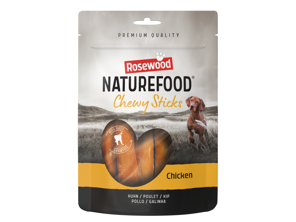 Rosewood Naturefood chewy sticks kip 100gr
