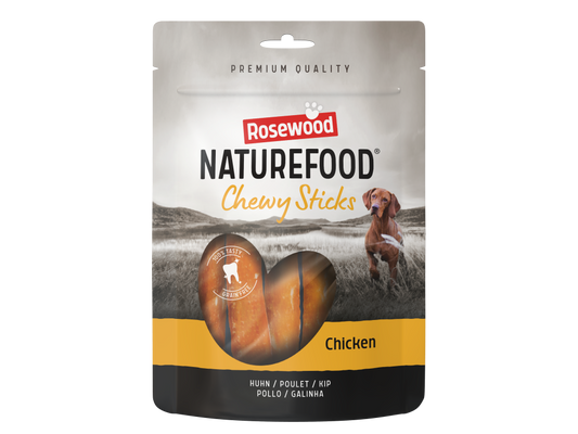 Rosewood Naturefood chewy sticks kip 100gr