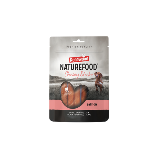 Rosewood Naturefood chewy sticks zalm 100gr