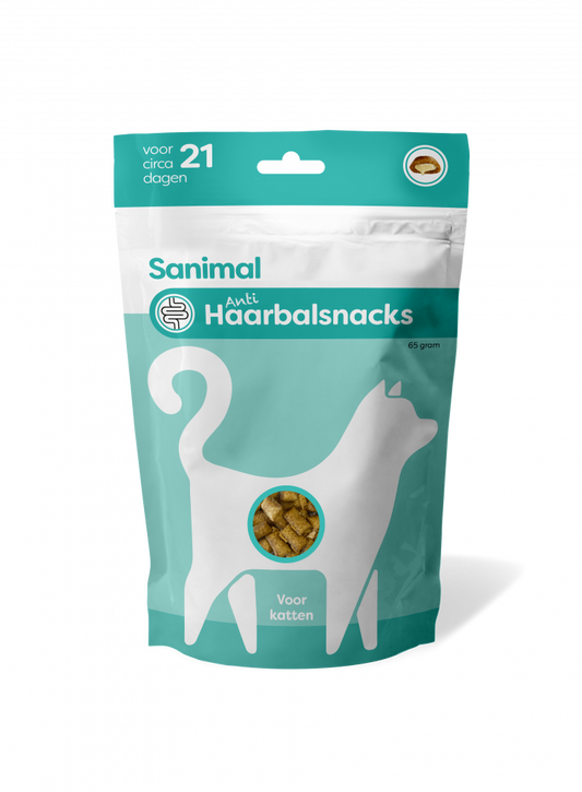 Sanimal anti-haarbalsnacks 65gr