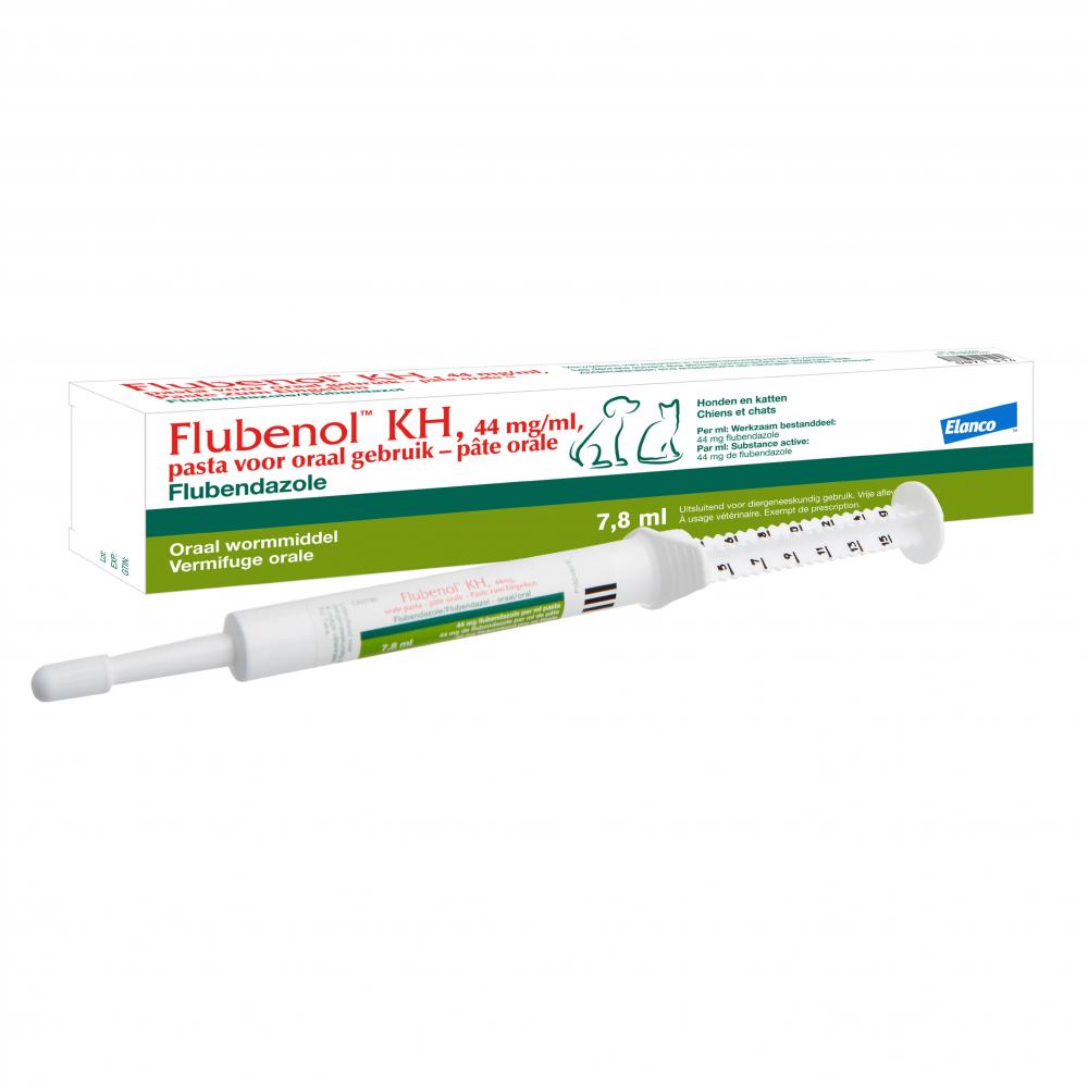Flubenol ontwormingspasta hond/kat 7,8ml