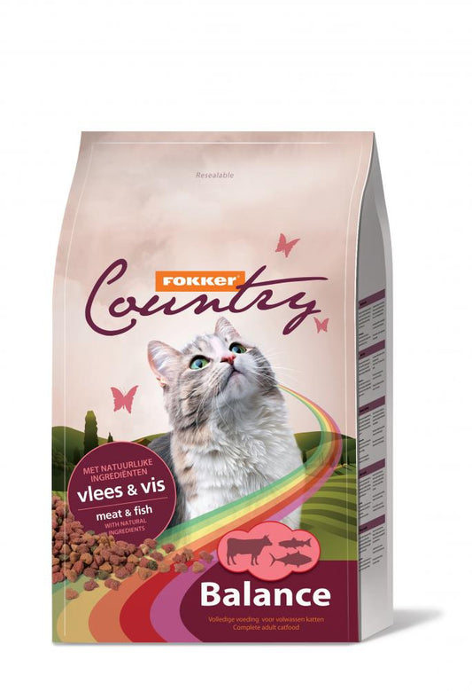 Fokker Country cat balance vlees&vis 10kg