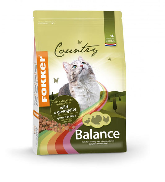 Fokker Country cat balance wild&gevogelte 2,5kg