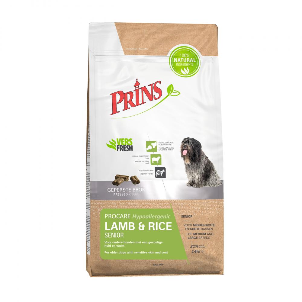 Prins ProCare senior hypoallergic lamb&rice (unizak) 15kg