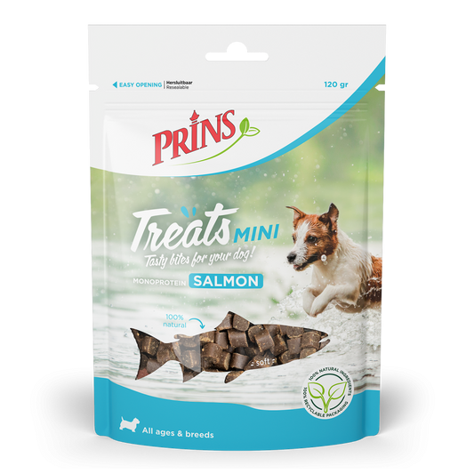 Prins Treats dog salmon mini 120gr