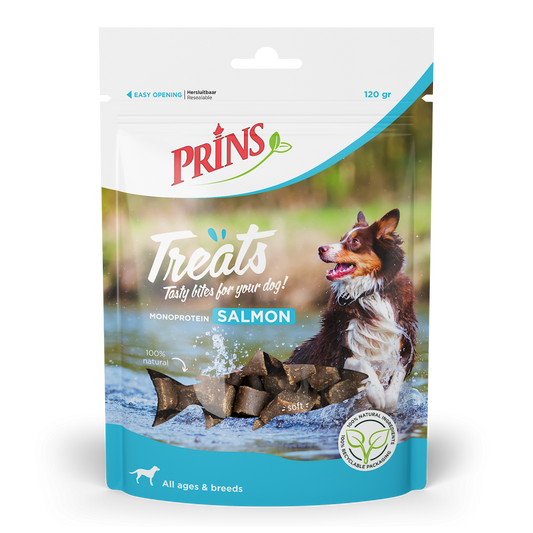 Prins Treats dog salmon 120gr