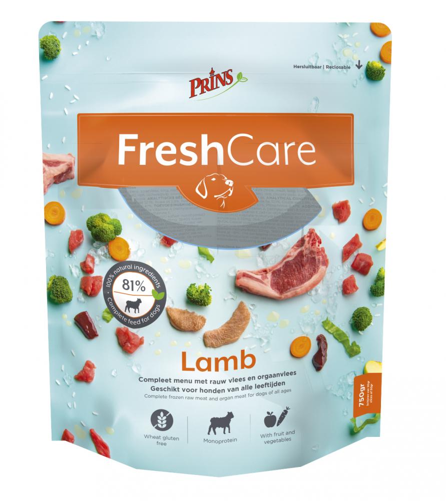 Prins FreshCare dog schijfjes lamb 750gr