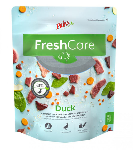 Prins FreshCare dog schijfjes duck 750gr