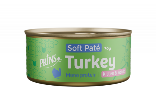 Prins Wet Food Cat soft paté kalkoen 70gr