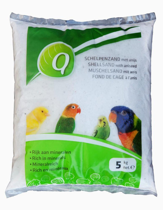 Q schelpenzand superwit anijs 5kg