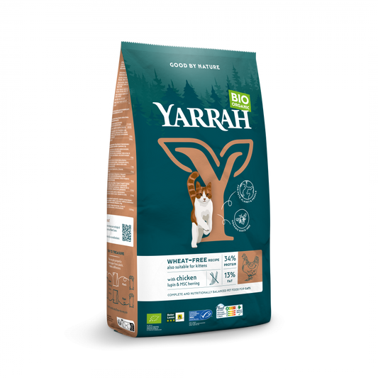 Yarrah cat bio dry wheat free chicken&fish 6kg