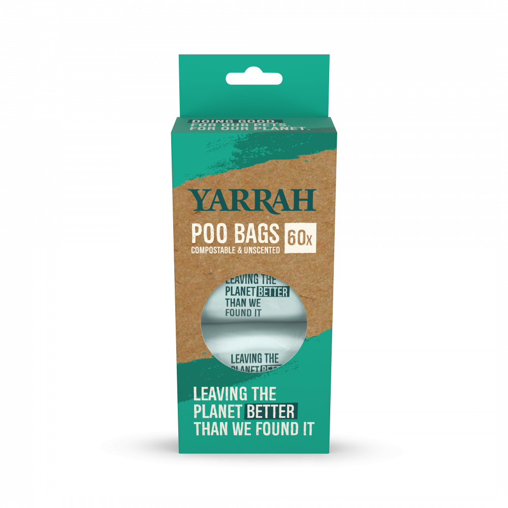 Yarrah compostable dog poo bags 4x15st