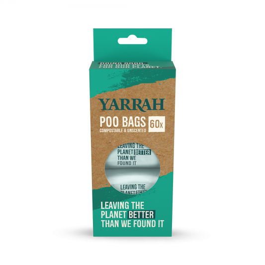 Yarrah compostable dog poo bags 4x15st
