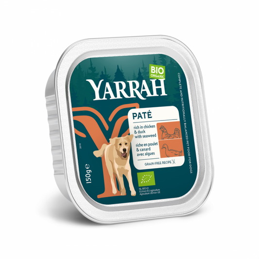 Yarrah dog bio alu paté grvr kip&eend 150gr
