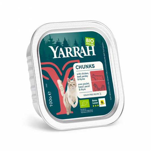 Yarrah cat bio alu grainfree brokjes rund 100gr