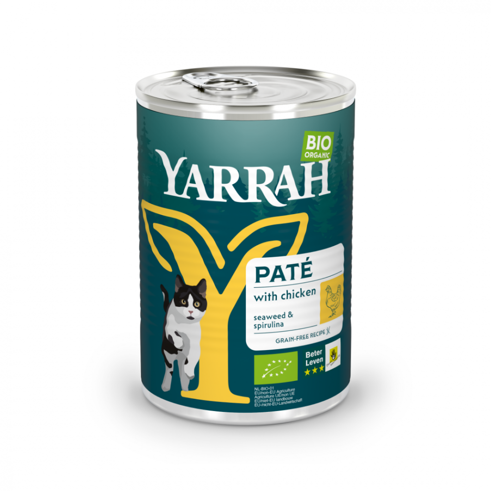 Yarrah cat bio blik paté kip 400gr