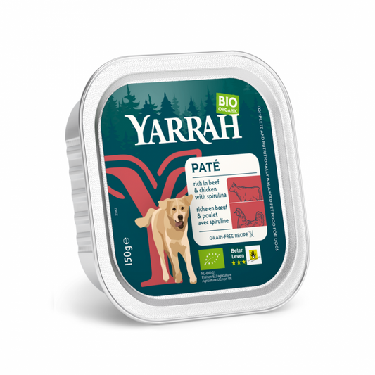 Yarrah dog bio alu paté grvr rund&spirulina 150gr