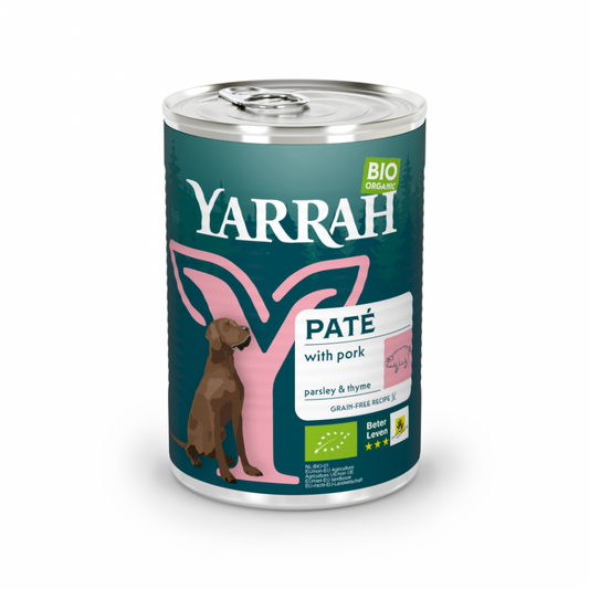 Yarrah dog bio blik paté varken grainfree 400gr