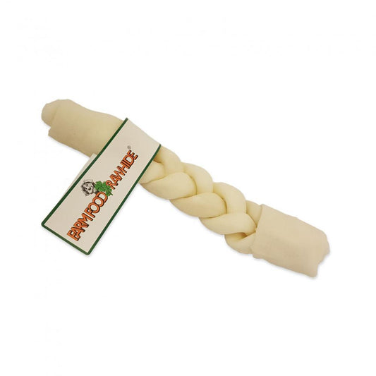 Farm Food Rawhide dental braidedstick M 20cm 1st