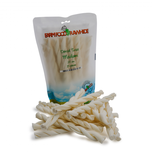 Farm Food Rawhide dental twist M 20cm 15st