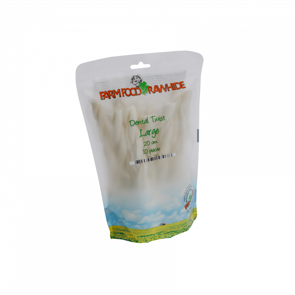 Farm Food Rawhide dental twist L 20cm 10st
