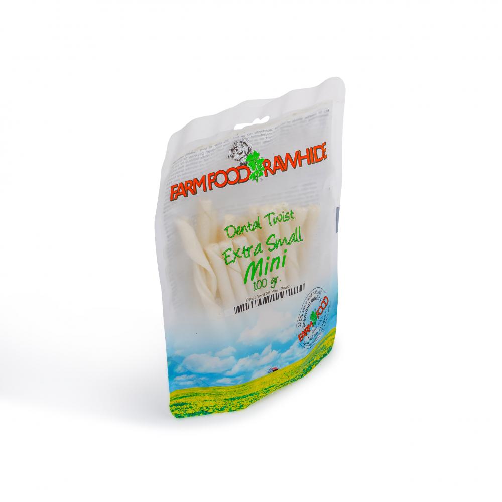 Farm Food Rawhide dental twist mini 100gr