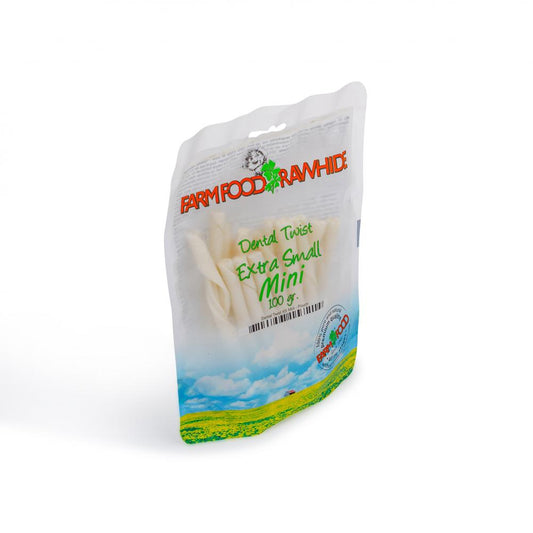Farm Food Rawhide dental twist mini 100gr
