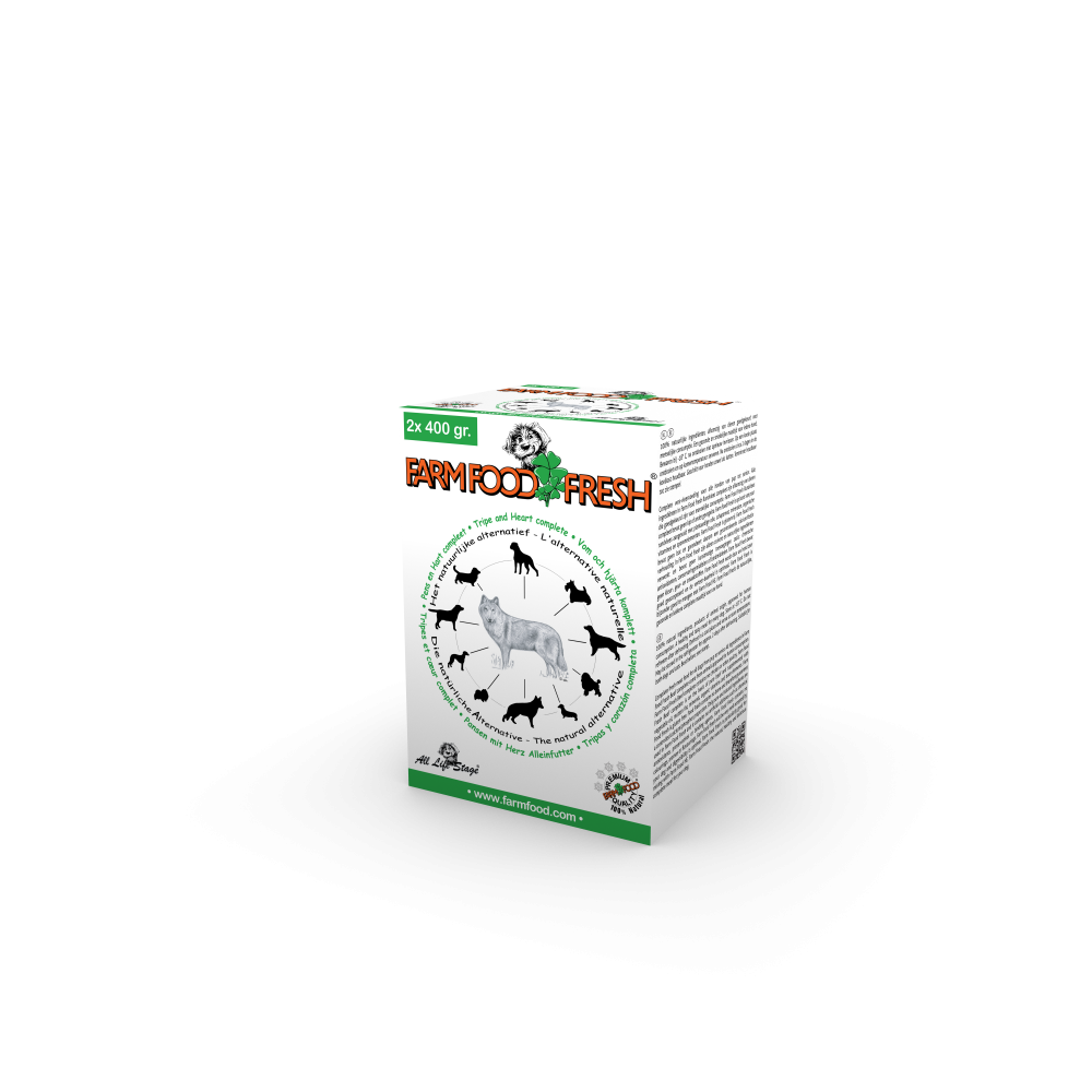 Farm Food Fresh compleet pens&hart 2x400gr