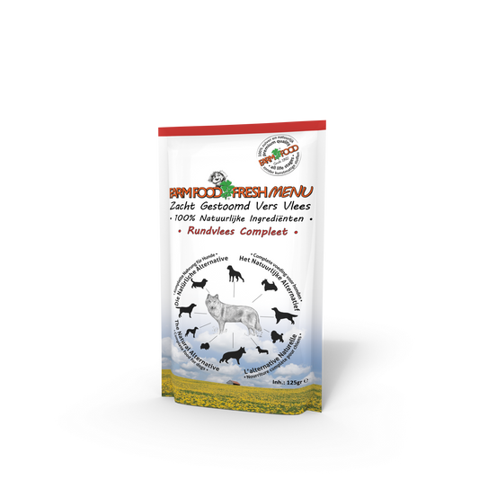 Farm Food Fresh Menu rundvlees compleet 125gr