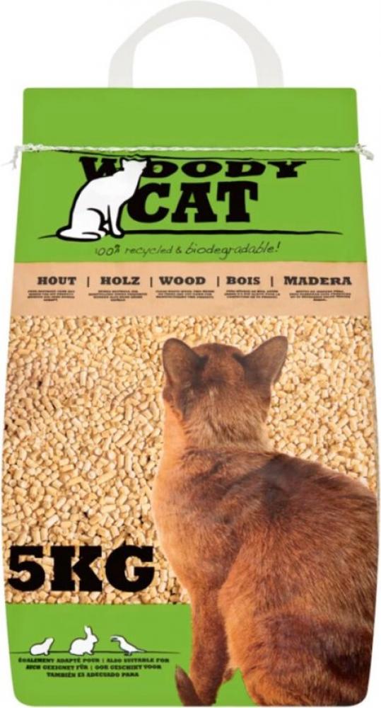 Woody Cat houtkorrel (5kg) 8ltr