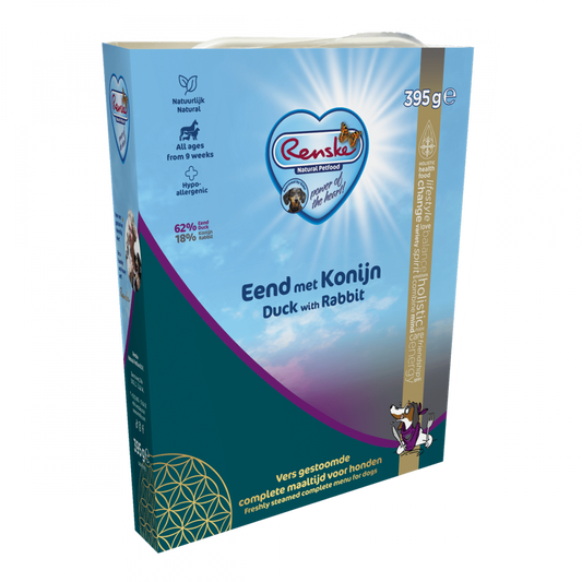 Renske vers hond adult eend&konijn 395gr
