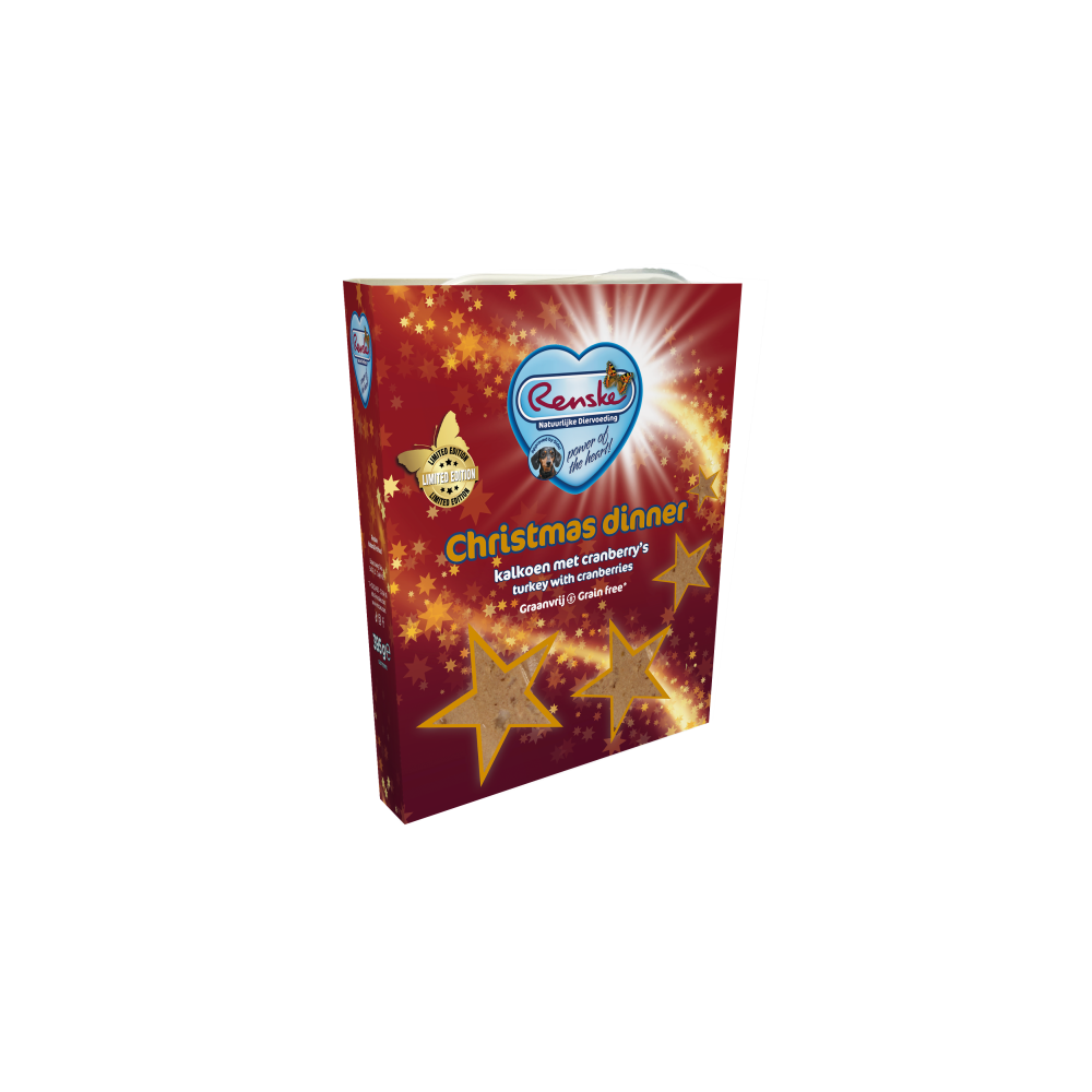 Renske vers hond adult limited kerstdiner 395gr