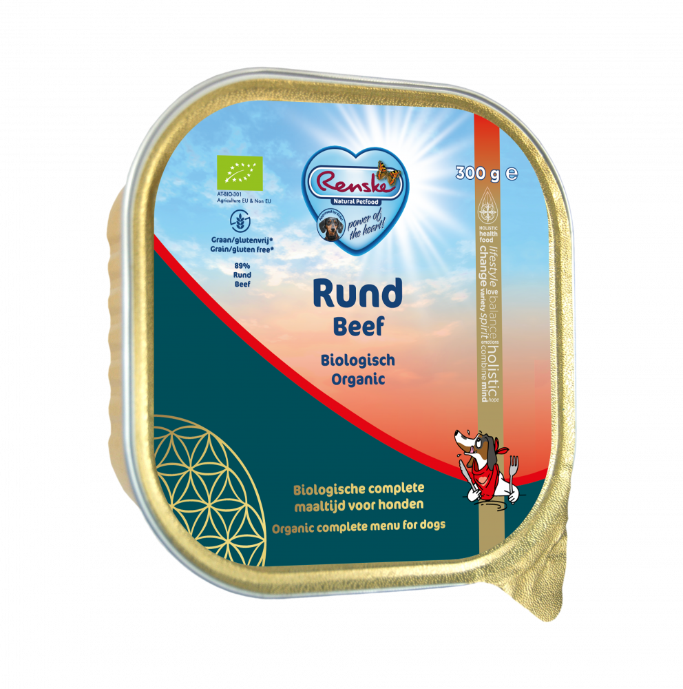Renske vers hond alu graanvrij rund biologisch 300gr