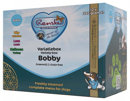 Renske vers hond variatiebox bobby 12x395gr