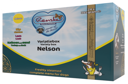 Renske vers hond variatiebox nelson 24x395gr