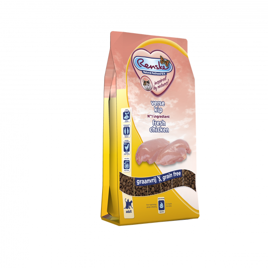 Renske Super Premium droog kat adult kip 400gr