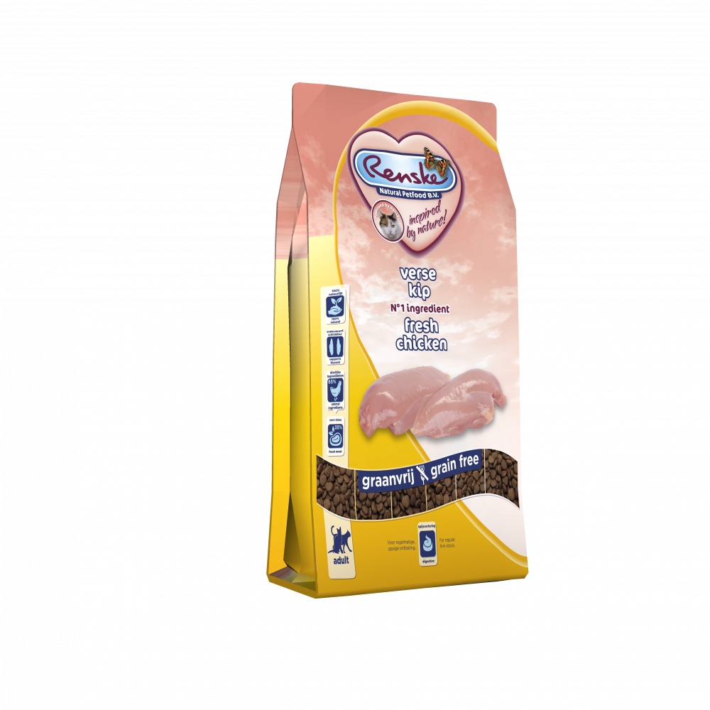 Renske Super Premium droog kat adult kip 1,5kg