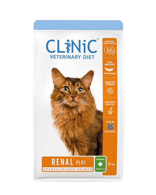 CliNiC Veterinary Diet cat renal plus salmon 6kg