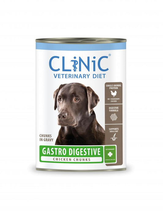 CliNiC Veterinary Diet dog gastro digestive chicken chunks 415gr