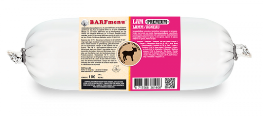 BARFmenu hond premium lam 1kg