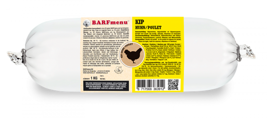 BARFmenu hond kip 1kg