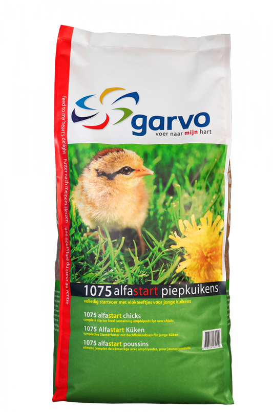 Garvo alfastart piepkuikens (1075) 12,5kg
