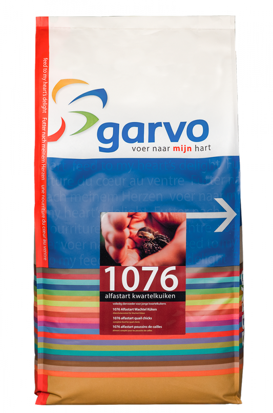 Garvo alfastart kwartelkuikens (1076) 16kg