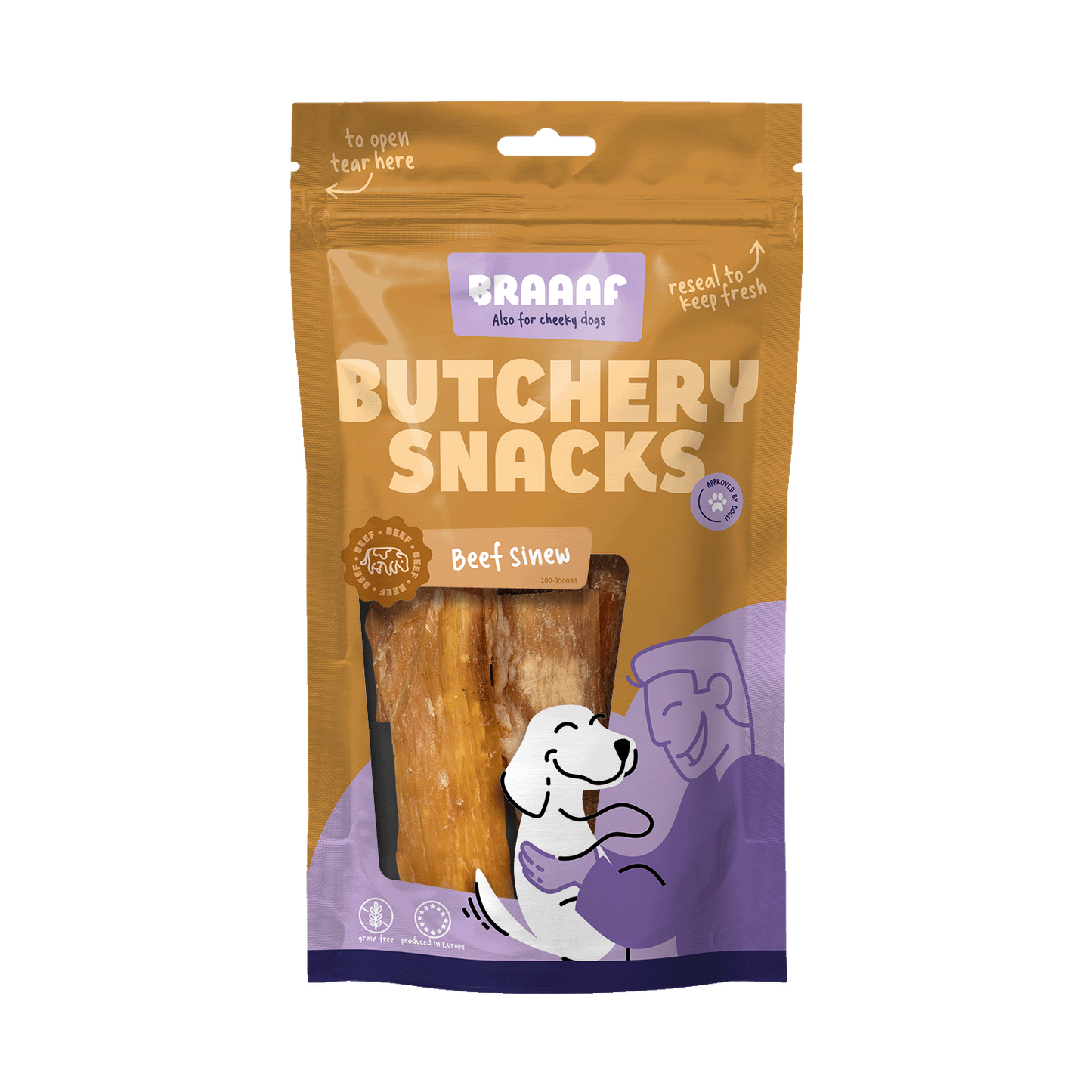 Braaaf Butchery beef sinew 150gr