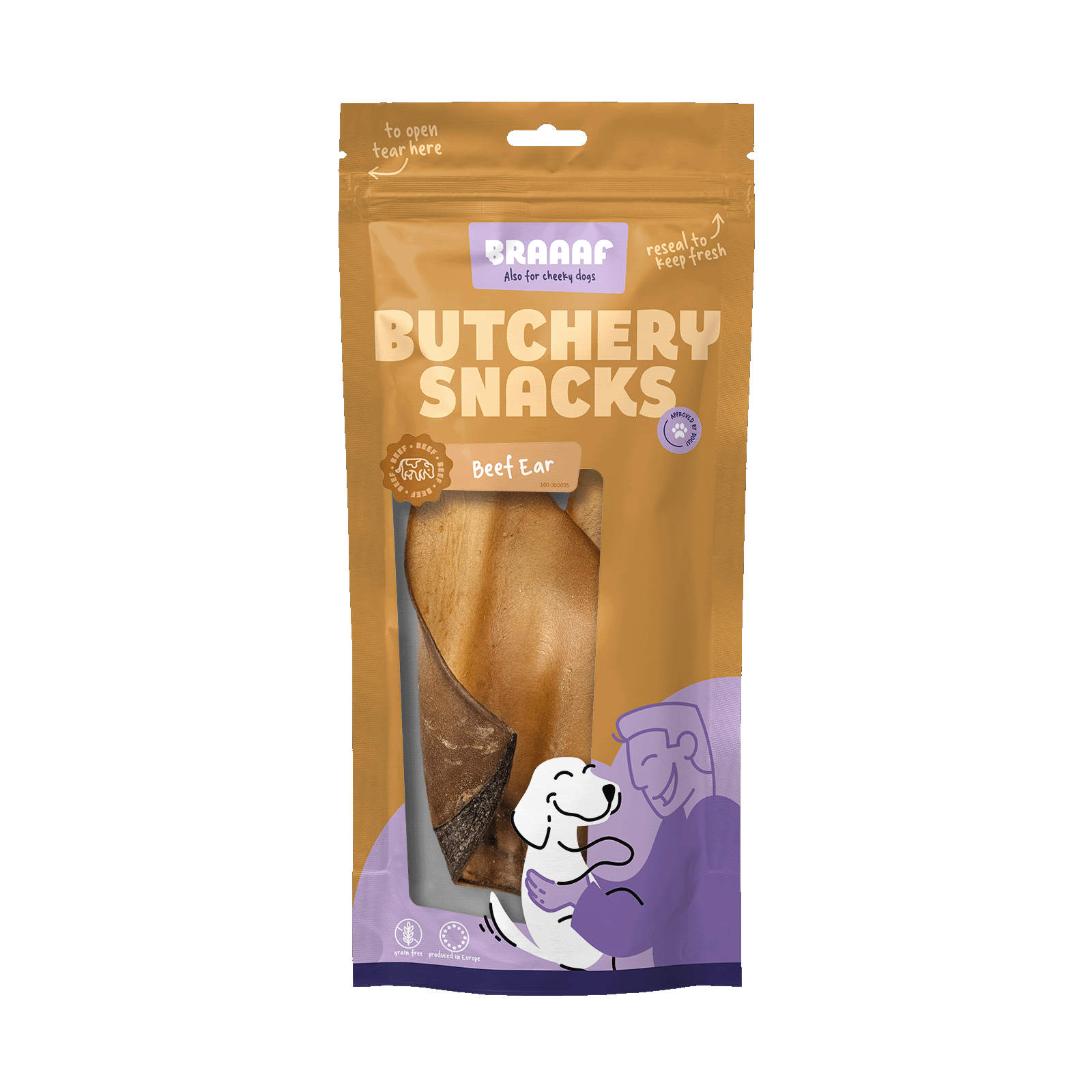 Braaaf Butchery beef ear 2st