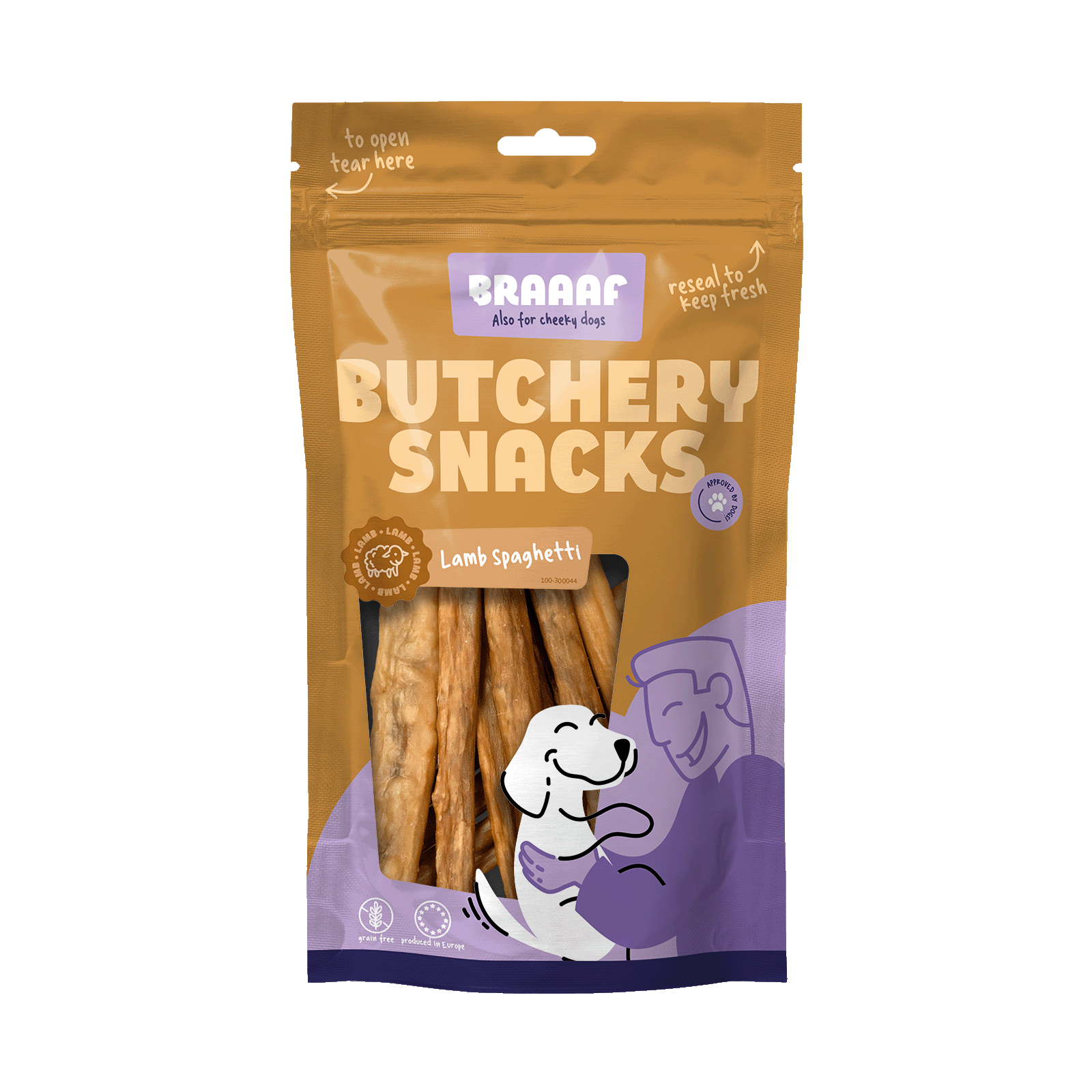 Braaaf Butchery lamb spaghetti 85gr