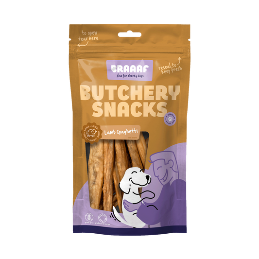 Braaaf Butchery lamb spaghetti 85gr