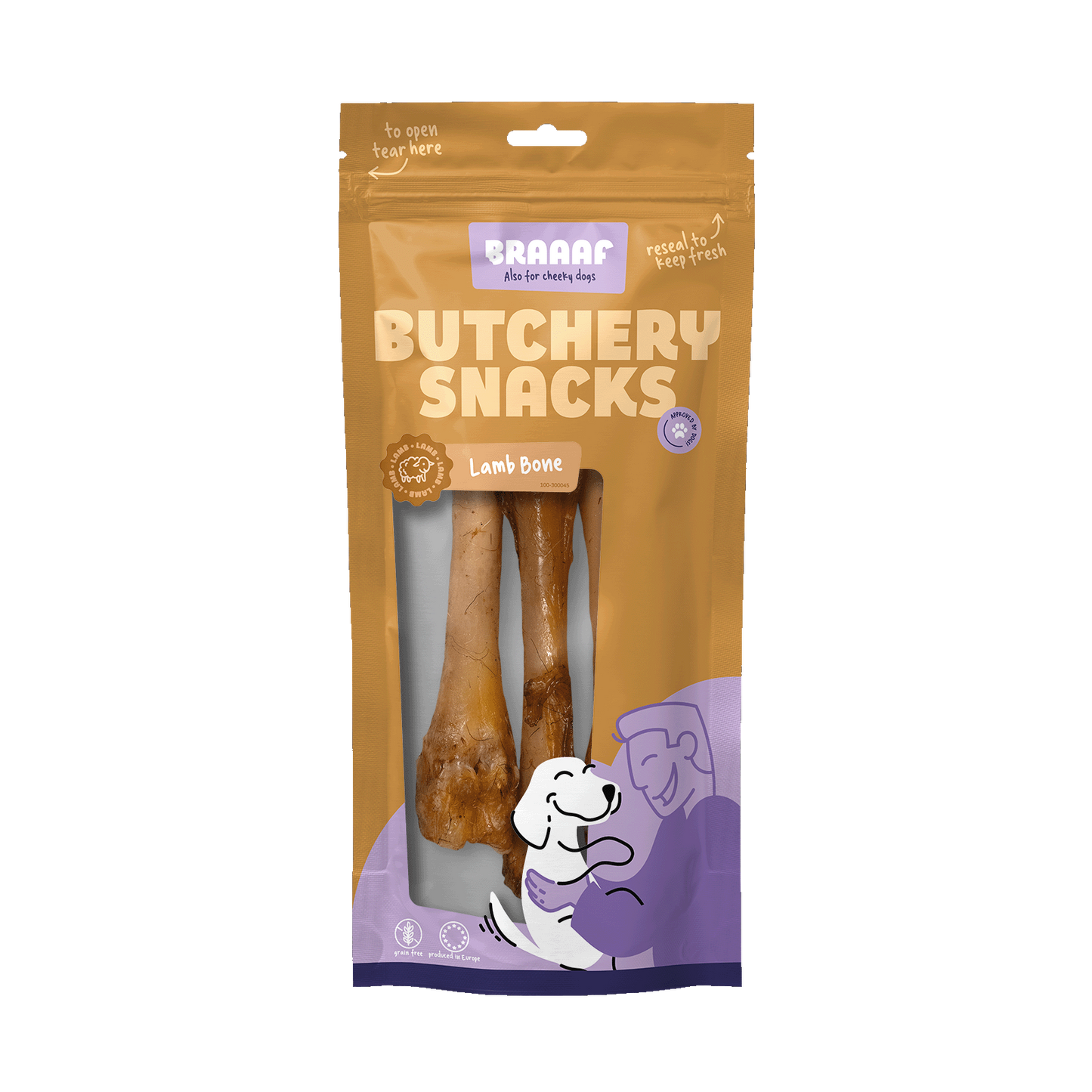 Braaaf Butchery lamb bone small 3st
