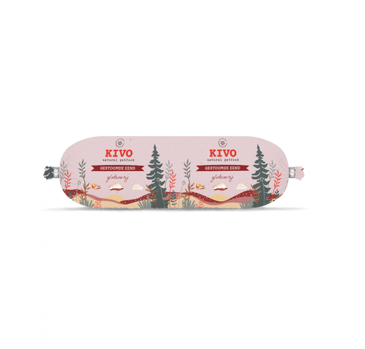 Kivo gestoomde eend 600gr